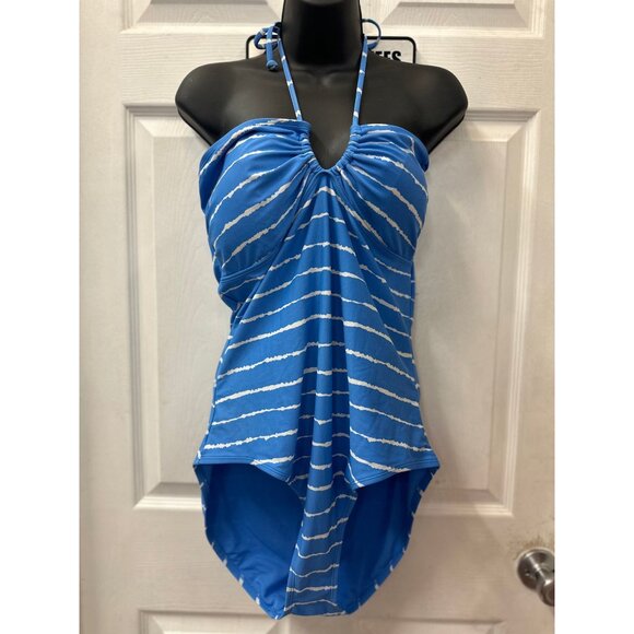 Old Navy Blue Striped One Piece in XL - Picture 1 of 1